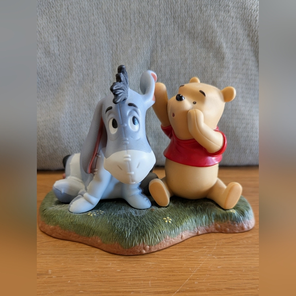 Disney Pooh And Friends Psst: You're A Grand Friend Past It On Eeyore Figurine